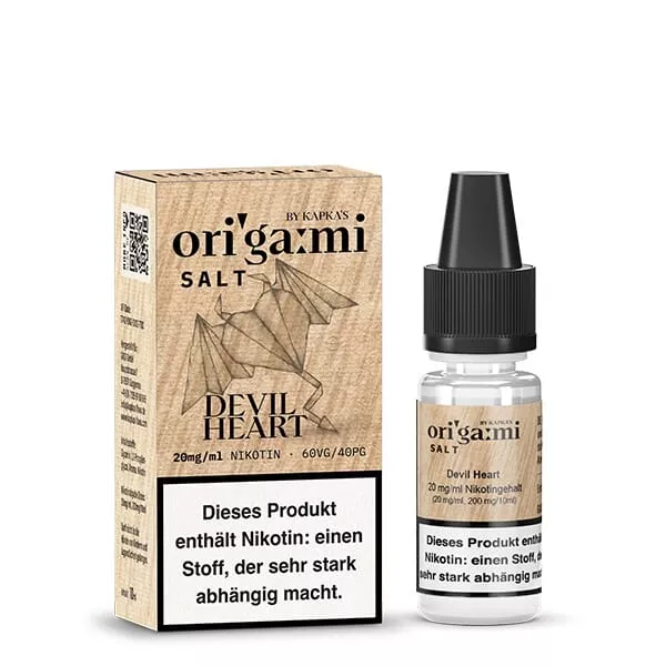 Origami - Devil Heart - 10ml Nikotinsalz-Liquid 20mg/ml