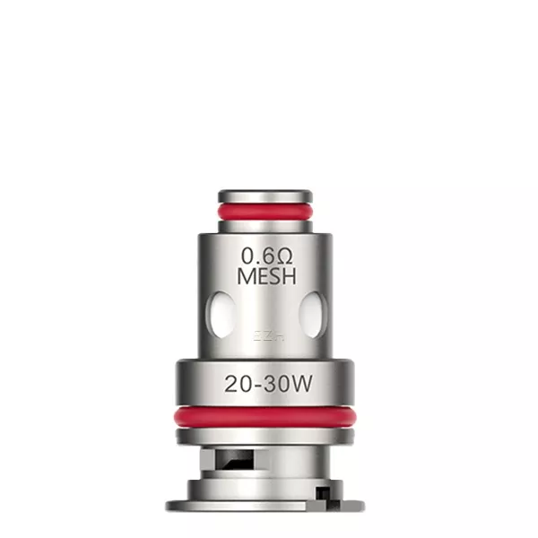 source409281.jpg Vaporesso GTX Mesh Verdampferkopf 0,8 Ohm, 20–30W – einzelner Coil in Silber-Rot