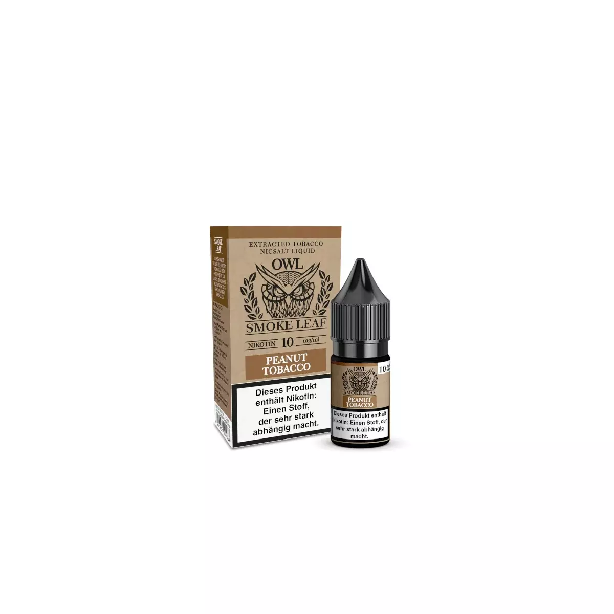 Smoke Leaf - Peanut Tobacco - 10ml Nikotinsalz-Liquid