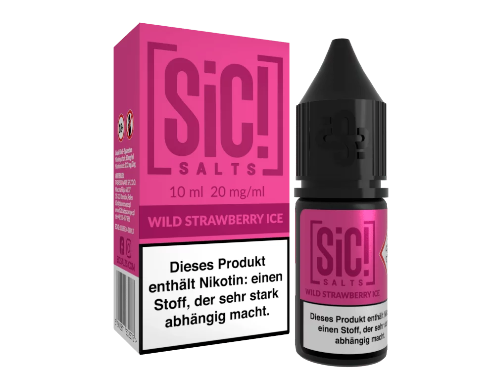 Wild Strawberry Ice - 10ml Nikotinsalz-Liquid