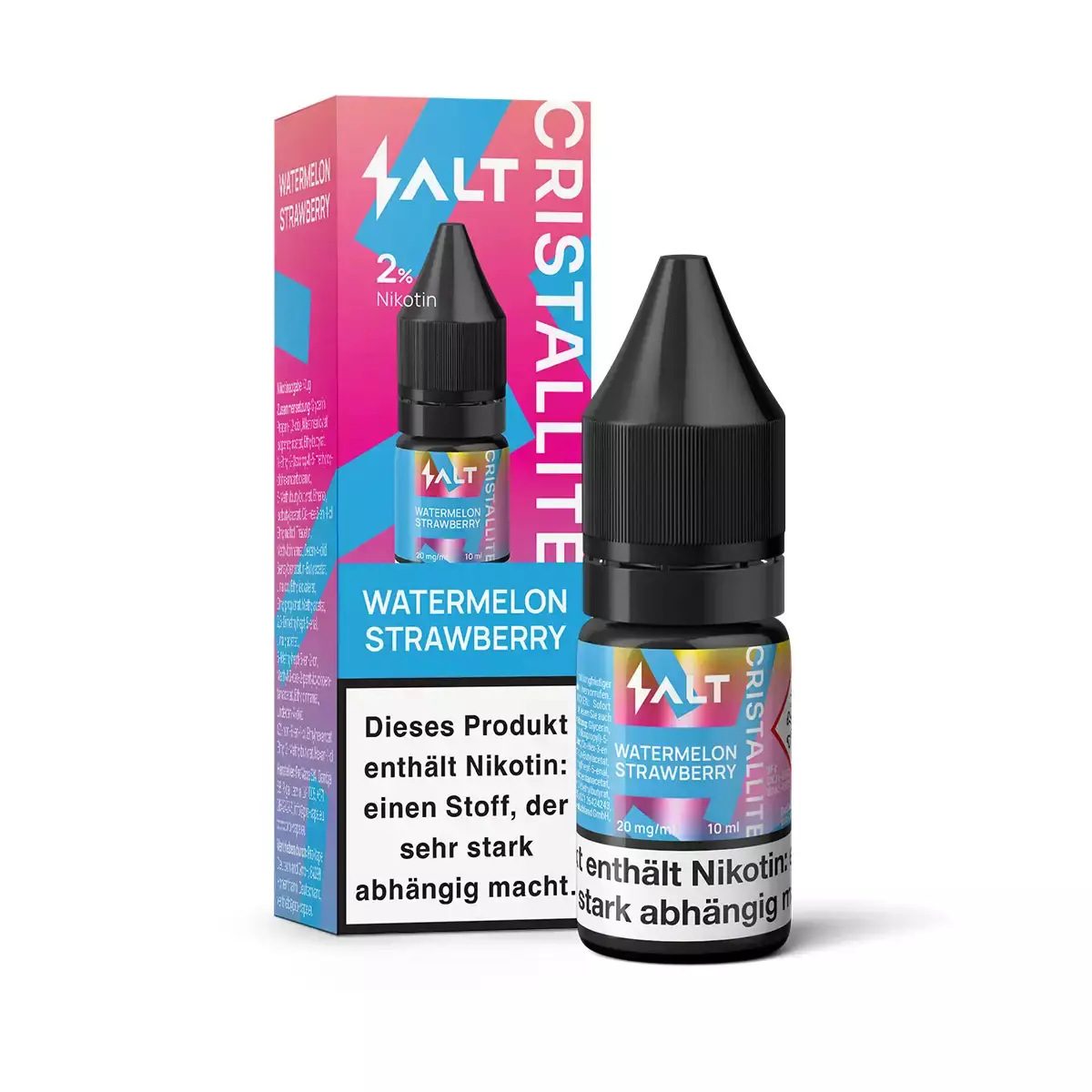 Cristallite - Watermelon Strawberry - 10ml Nikotinsalz-Liquid