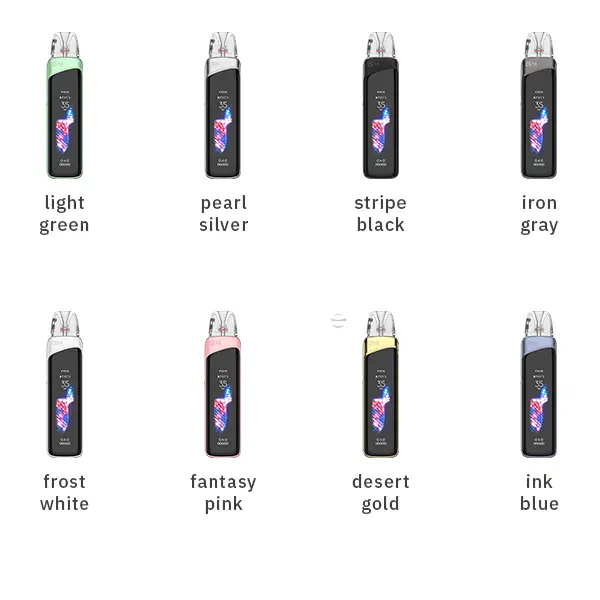 Uwell Caliburn G4 Pro Pod Kit in 8 Farbvarianten: Light Green, Pearl Silver, Stripe Black, Iron Gray, Frost White, Fantasy Pink, Desert