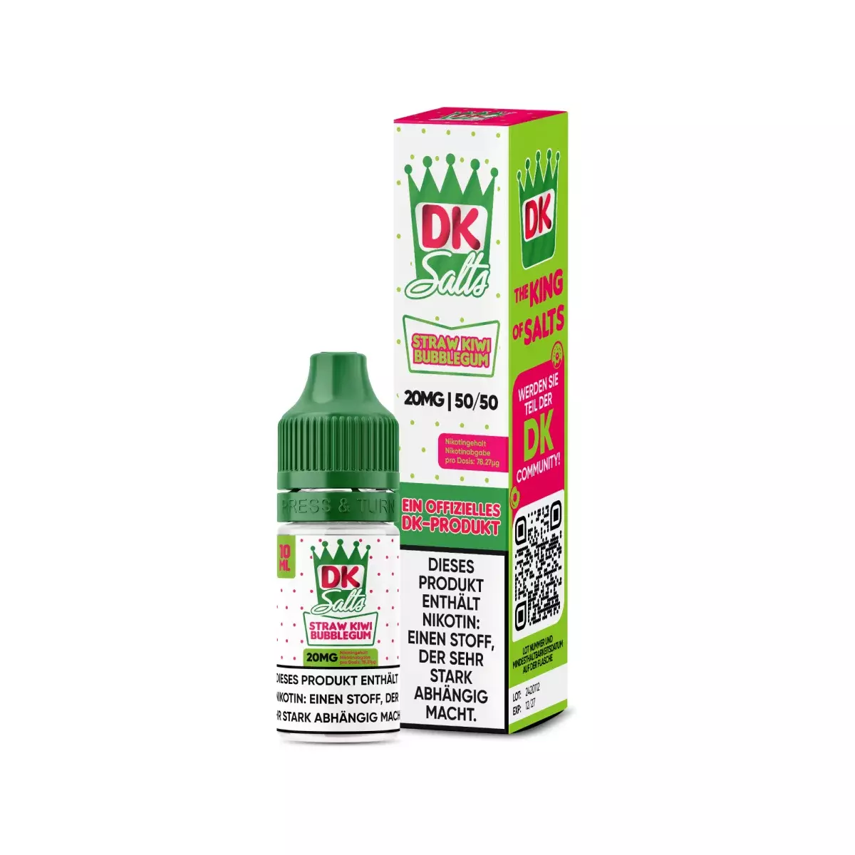 DK Salze - Watermelon Ice - 10ml Nikotinsalz Liquid