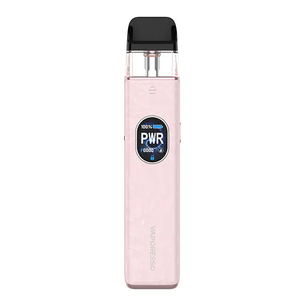 Vaporesso Xros 5 Pod Kit in Rosa – schlankes Pod-System mit rundem Display und eingelegtem Pod