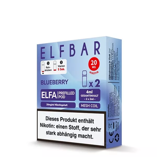 Elfbar Elfa Pods 20mg/ml - alle Sorten im 2er Pack