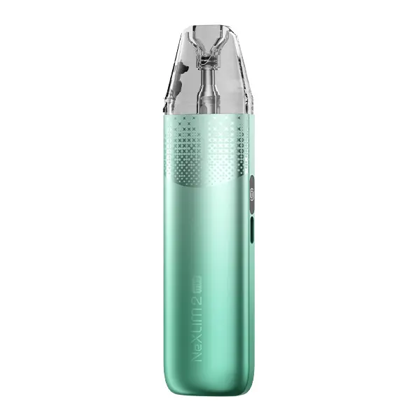 Oxva NeXlim 2 Mini Pod Kit in Mintgrün, schlankes Pod-System mit transparentem Tank, Frontansicht