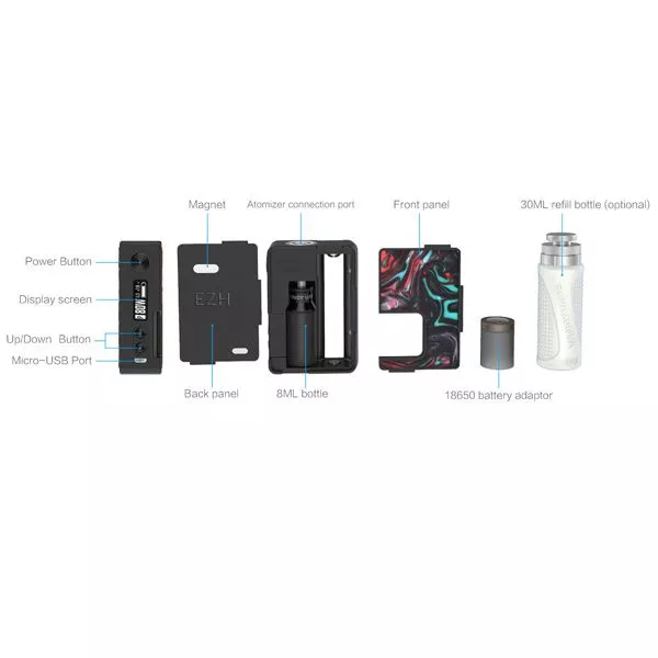 Vandy Vape BF 80W Box Mod Akkuträger Vandy Vape BF 80W Box Mod Akkuträger