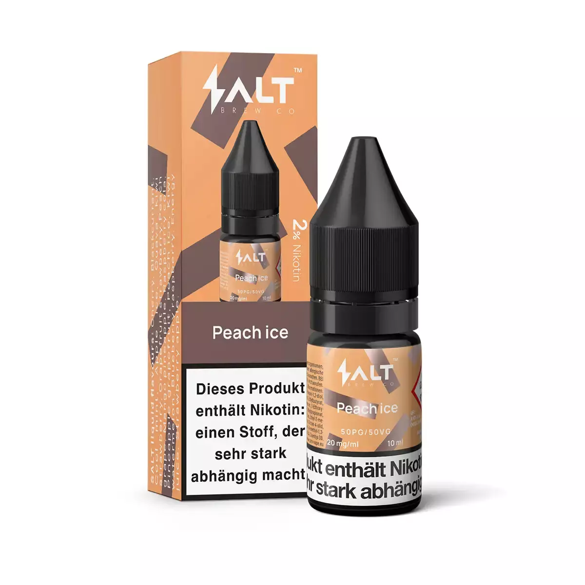 Peach Ice - 10ml Nikotinsalz-Liquid