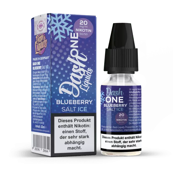 Dash One - Blueberry Ice - 10ml Nikotinsalz-Liquid