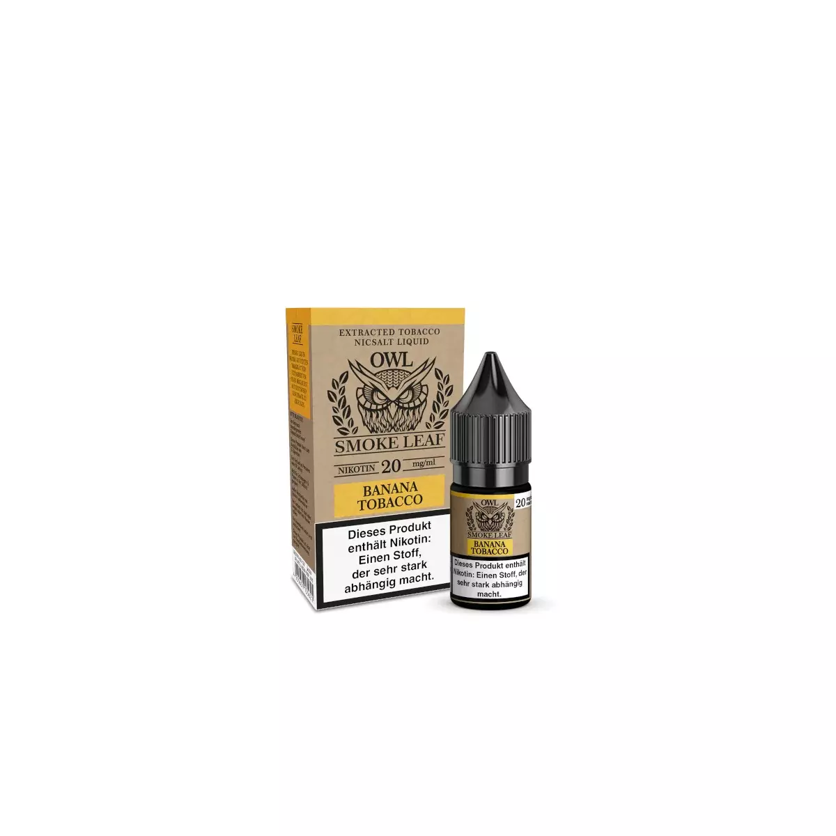 Smoke Leaf - Banana Tobacco - 10ml Nikotinsalz-Liquid