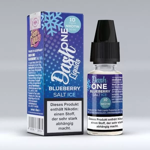Dash One - Blueberry Ice - 10ml Nikotinsalz-Liquid