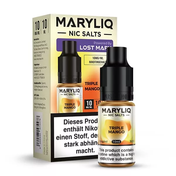 Maryliq Triple Mango - 10ml Nikotinsalz-Liquid