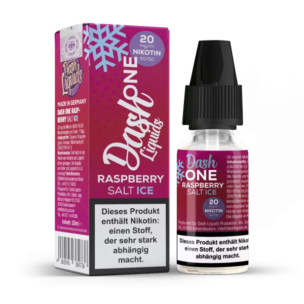 Dash One - Raspberry Ice - 10ml Nikotinsalz-Liquid