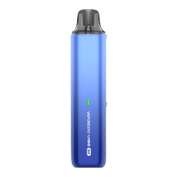 Vaporesso Vibe SE Pod Kit in Blau – schlankes Pod-System von vorne