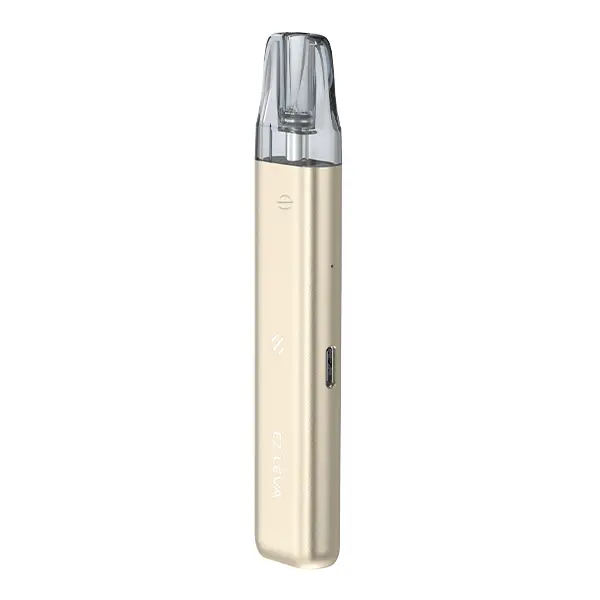 Innokin EZ Leva Pod Kit in Champagner-Gold, schlankes Stift-Design mit aufgesetztem Pod