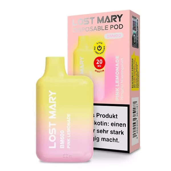 Lost Mary - BM600 CP Einweg E-Zigarette - Pink Lemonade 20mg/ml