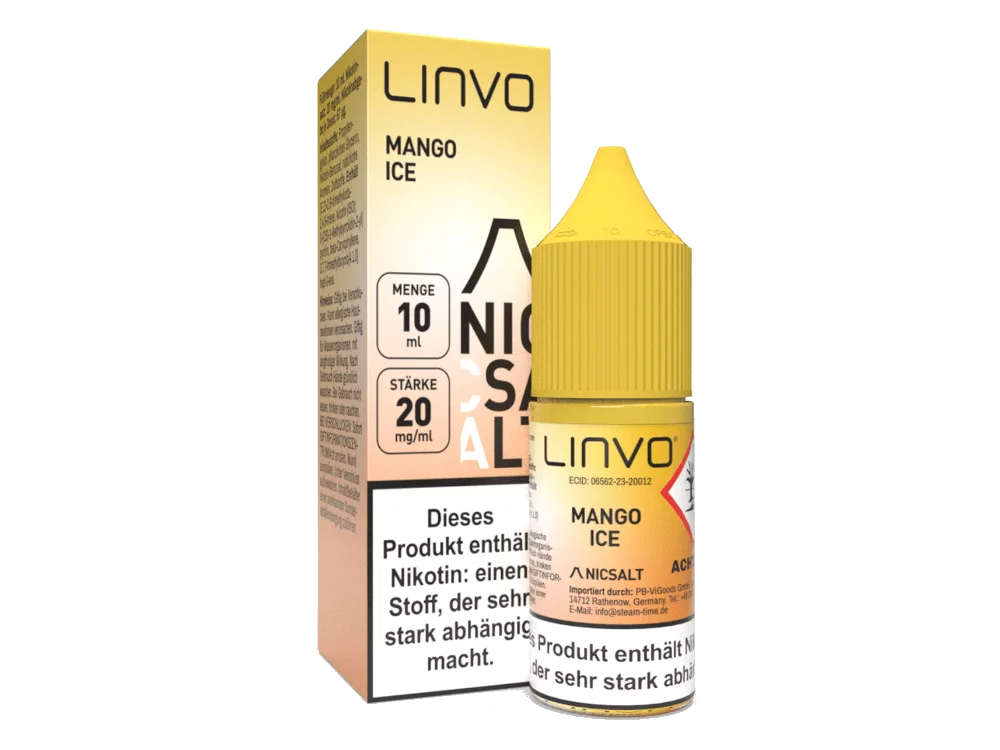 Linvo_Nicsalt_Mango-Ice_20mg_1000x750.png Linvo - Mango Ice - 10ml Nikotinsalz-Liquid