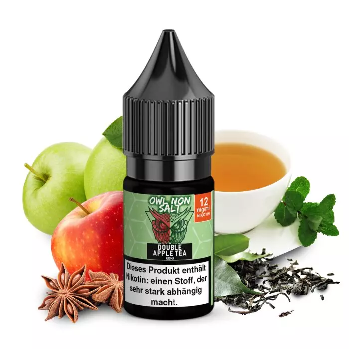 OWL Non-Salt - Double Apple Tea - 10ml Liquid