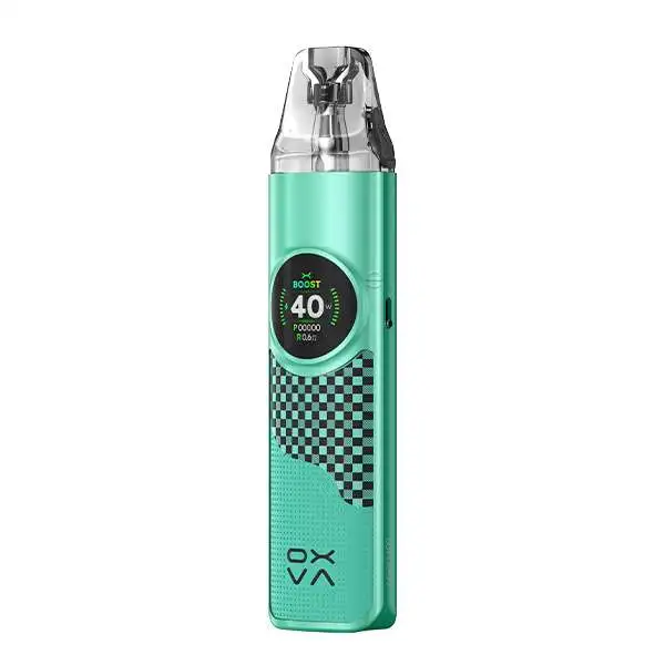 Oxva NeXlim Pod Kit in Chequered Green – türkisgrüner Akkuträger mit kariertem Muster und Pod