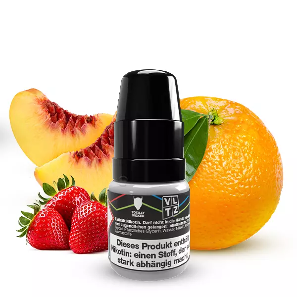 VLTZ Pfirsich Erdbeere Orange - 10ml Nikotinsalz-Liquid