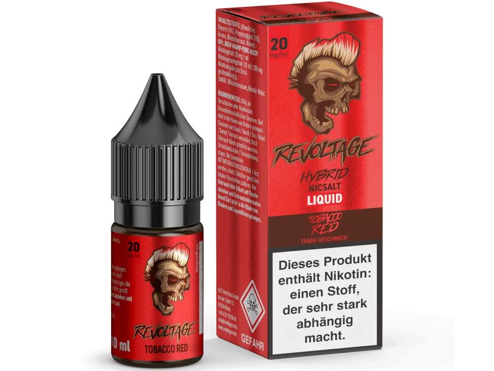 Tobacco Red - 10ml Hybrid-Nikotinsalz-Liquid