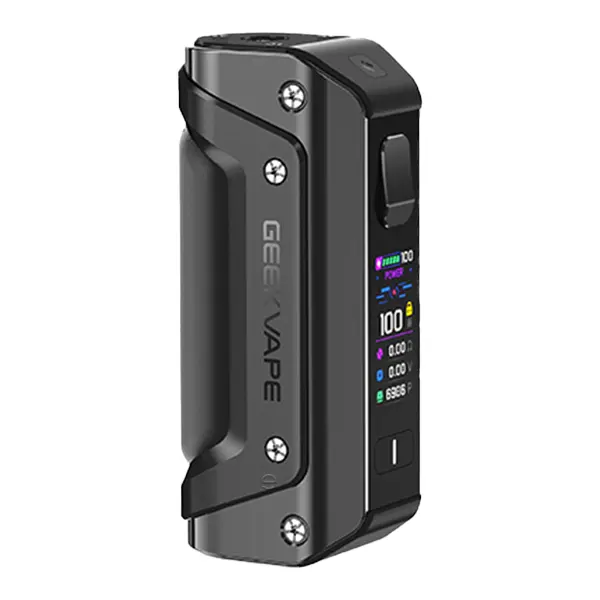 GeekVape Aegis Solo 3 Mod Akkuträger in Dunkelgrau mit farbigem Display, 18650 Version